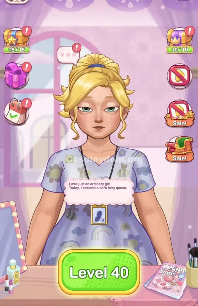 Cosplaydom Level 40 Solution 1