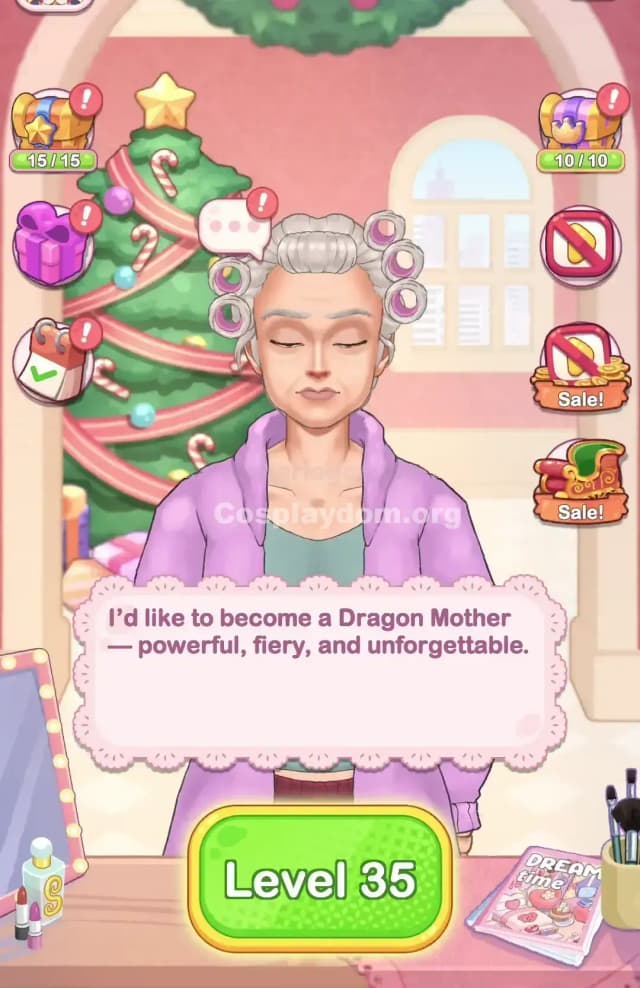 Cosplaydom Level 35 Solution 1