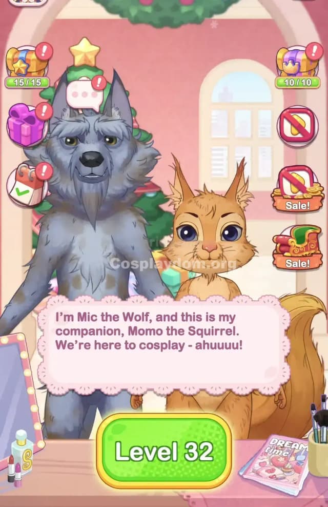 Cosplaydom Level 32 Solution 1